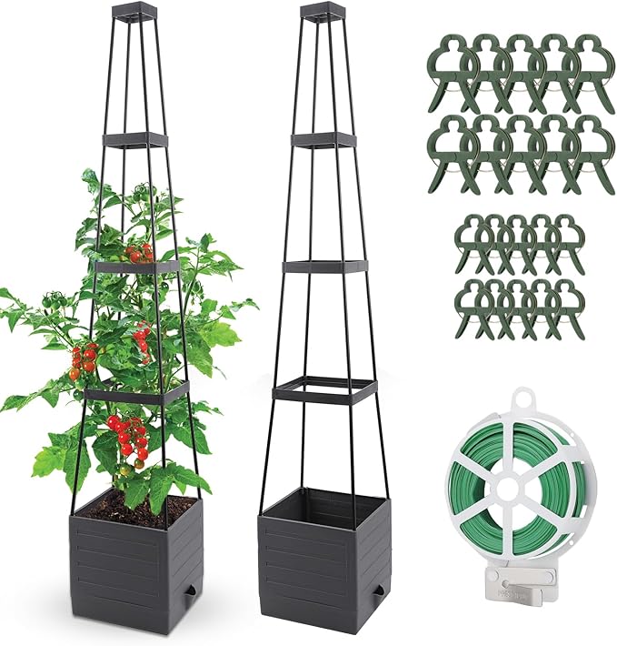 2 Pack Raised Garden Bed, Planter Boxes by Qaobo