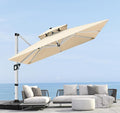 ABCCANOPY Patio Umbrella Cantilever Double Top Outdoor Offset Umbrella by ABCCANOPY