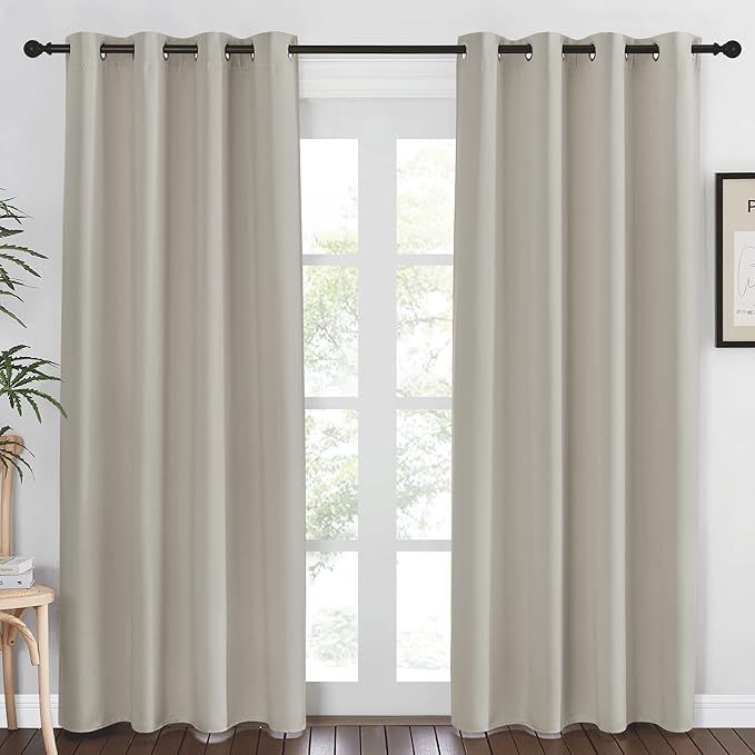 NICETOWN Blackout Natural Curtain by NICETOWN
