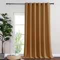 NICETOWN Room Divider Curtain 132 Inches Long, Wide Blackout Sliding Door by NICETOWN