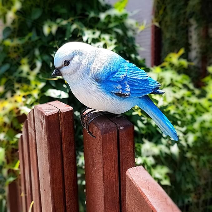 Garden Bird Statue Flower Pot Hugger Outdoor Decor - Image 5