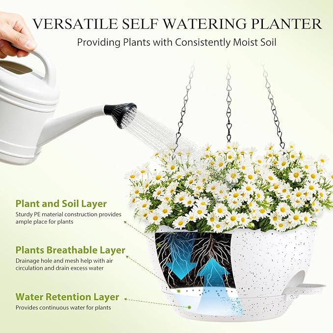 10 Inch Hanging Baskets 2 PC - Image 4