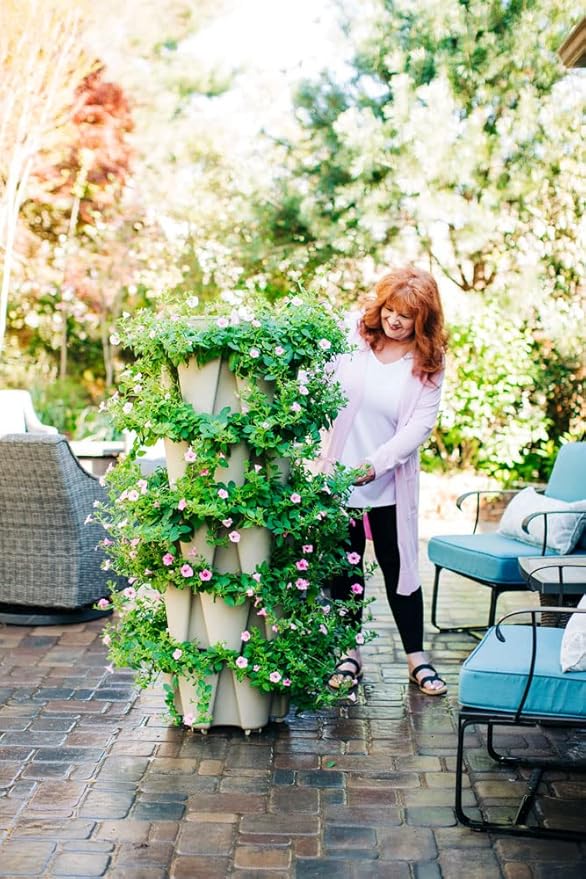 Greenstalk Patented Large 5 Tier Vertical Garden Planter - Image 2