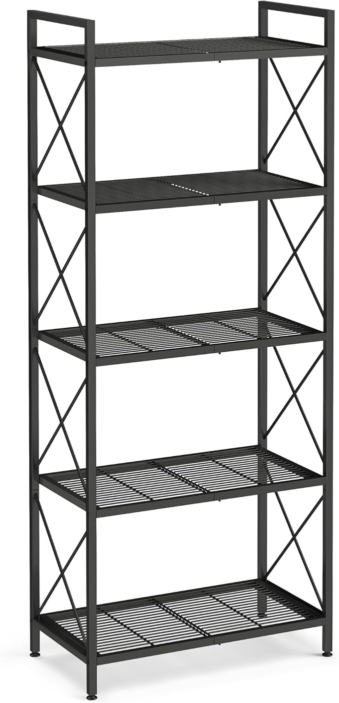SONGMICS 5-Tier Metal Storage Rack, Shelving Unit - Image 9