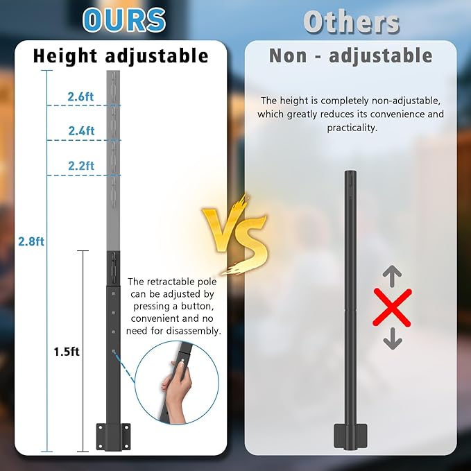 AILBTON 4 Pack Suspension Outdoor String Light Poles - Image 7