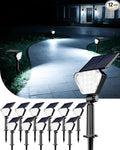 T-SUN Solar Lights Outdoor Waterproof IP65, 12 Pack LED Solar Spot Lights Color by T-SUN