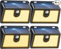 Solar Motion Sensor Outdoor Lights, Super Bright Solar Lights Outdoor Waterproof by Claoner