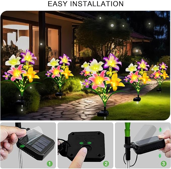 Solar Garden Lights 2 Pack - Image 5