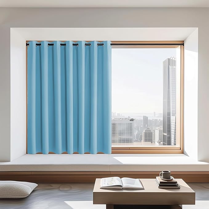 NICETOWN Blackout Curtains 72 inches Long, Grommet Privacy Window Treatment by NICETOWN