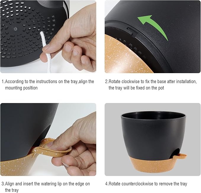 10/9/8 inch Self Watering Pots - Image 4