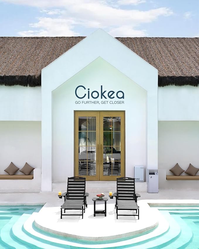 Ciokea Lounge Chair Outdoor, Oversized Chaise Lounge Chair - Image 2