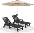 SERWALL Patio Chaise Lounge Chair Set of 2 by SERWALL