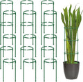 36 Pack Plant Support Stakes for Indoor Plants, Half Round Plant Stakes Ring by DIQIUREN