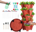 DUNCHATY Stackable Planter, Vertical Strawberry Planter by DUNCHATY