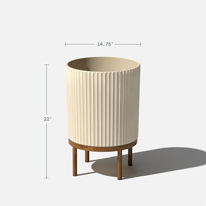 Veradek Demi Series Round Planter w/Stand - Image 3