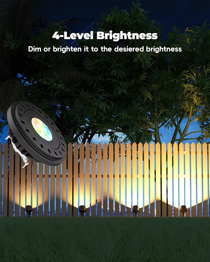 RGB PAR36 LED Light Bulb Color Changing, Warm White+15 Colors Choices on Remote - Image 3