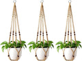 Mkono Macrame Plant Hanger Indoor Hanging Planter Basket by Mkono