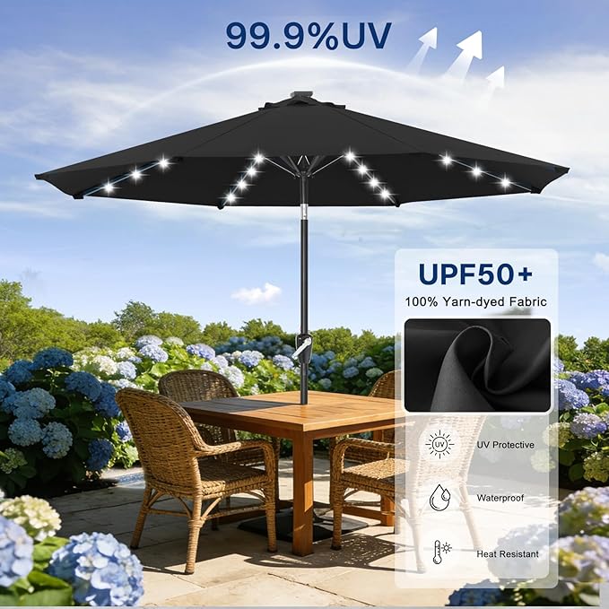 ABCCANOPY 10FT Durable Solar Led Patio Umbrellas - Image 5