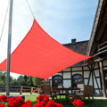 KANAGAWA Sun Shade Sail 12'x12' Scarlet Square UV Block Canopy Awning Shelter by KANAGAWA