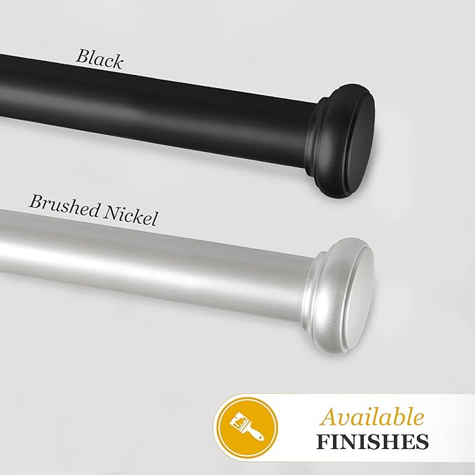Kenney KN90001 1" Weaver Indoor/Outdoor Rust-Resistant Curtain Rod - Image 8