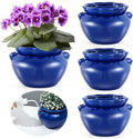 4 Sets African Violet Pots 6 Inch Self Watering Pot by Sunnychicc