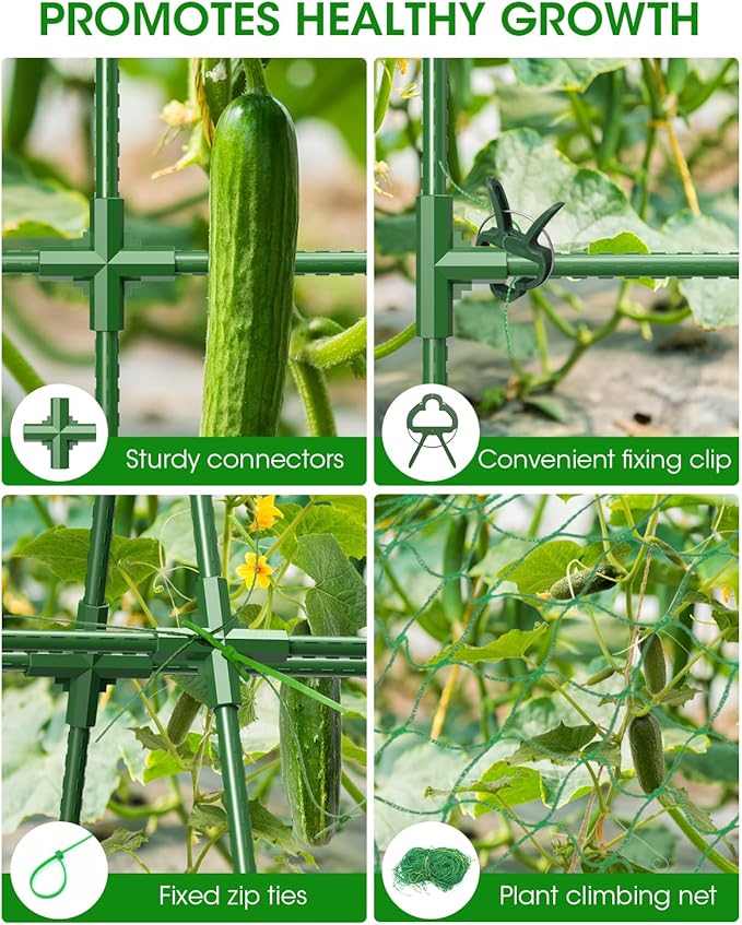 2 Pack Cucumber Trellis, Garden Trellis - Image 4