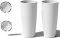 Veradek Vega Round Tall Planter Pots by VeradekOutdoor