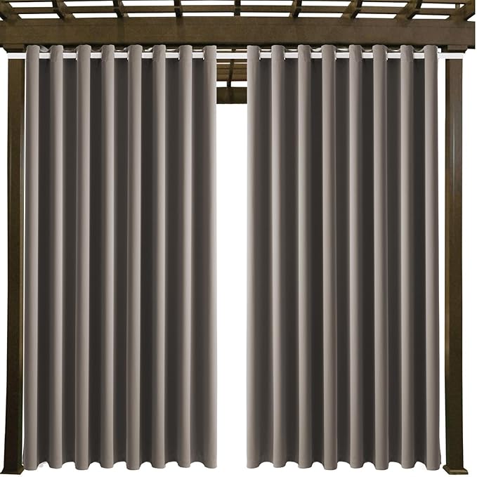 Outdoor Patio Curtain Waterproof Darkening Thermal Insulated Indoor Curtains - Image 9