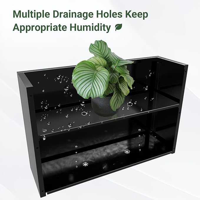 Metal Planter Box 36” x 12” x 24”, Heavy Duty Tall Rectangle Planter Box - Image 5