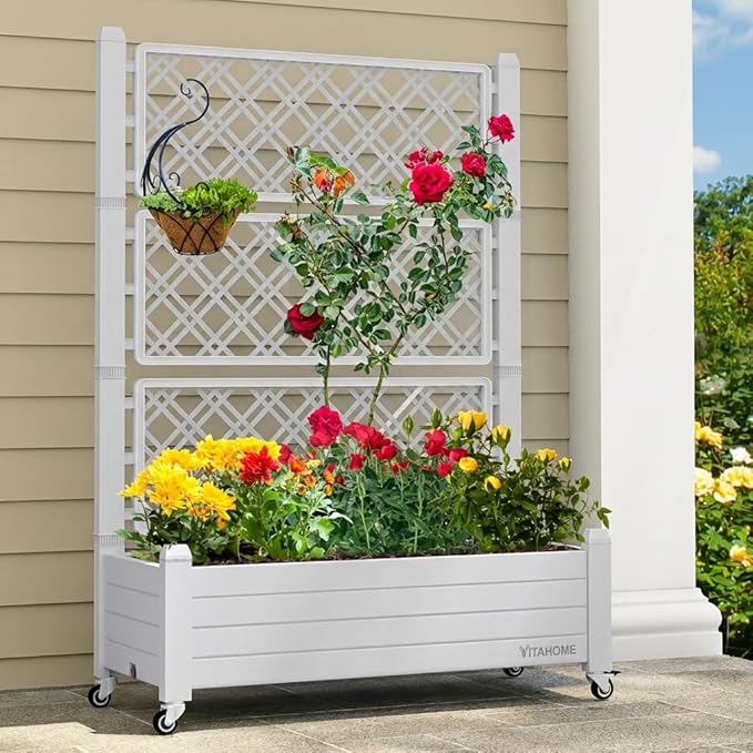 YITAHOME 3.6x1.5x5 FT Planter Box Trellis by YITAHOME