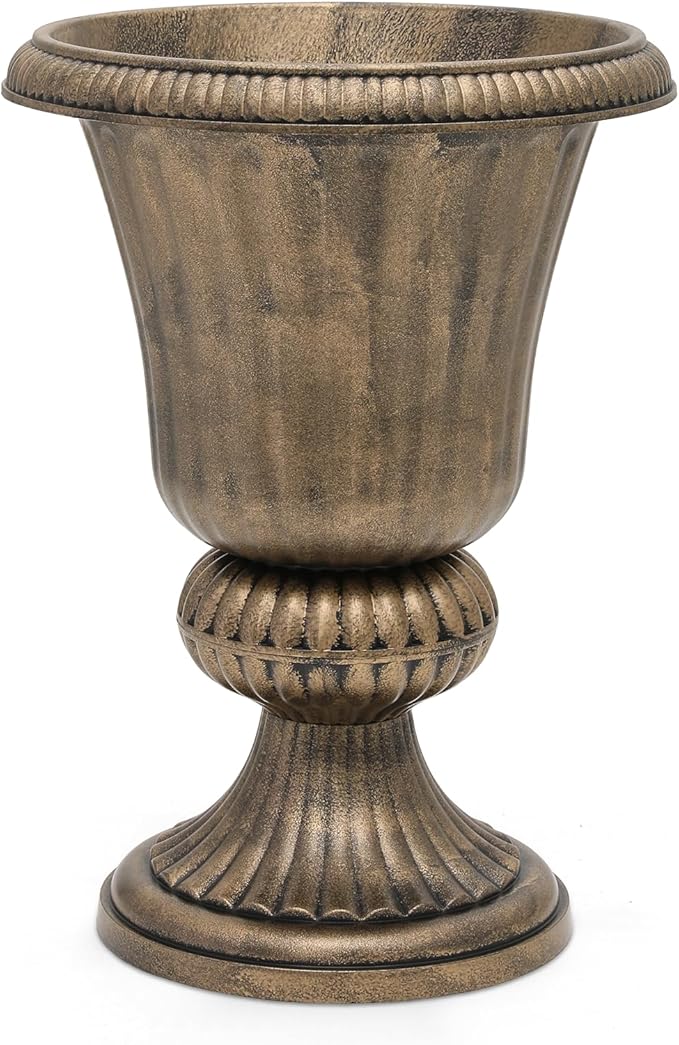 Magshion 20" Urn Planter for Outdoor and Indoor Plants, Large Decorative Front by Magshion