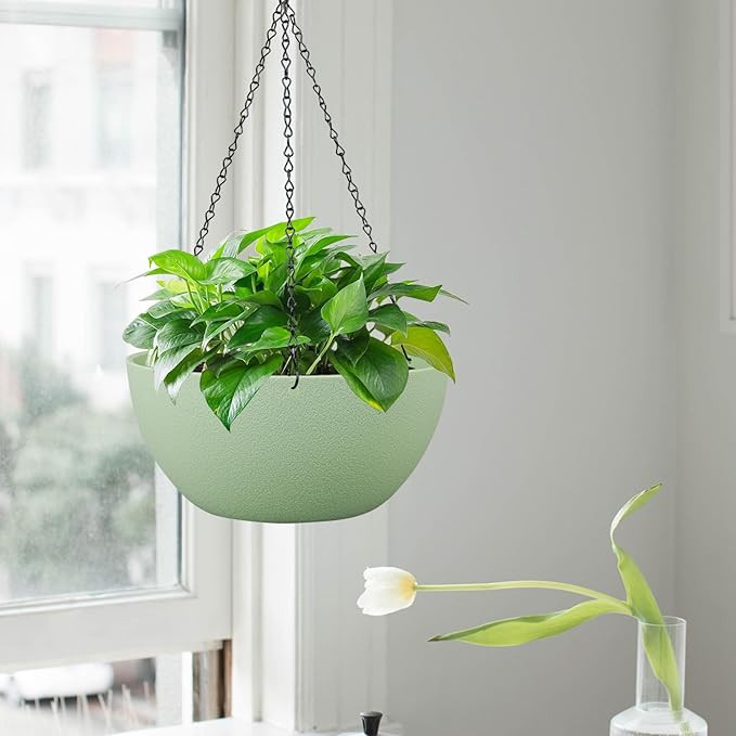10 inch Hanging Planters for Outdoor Indoor Plants - Image 5