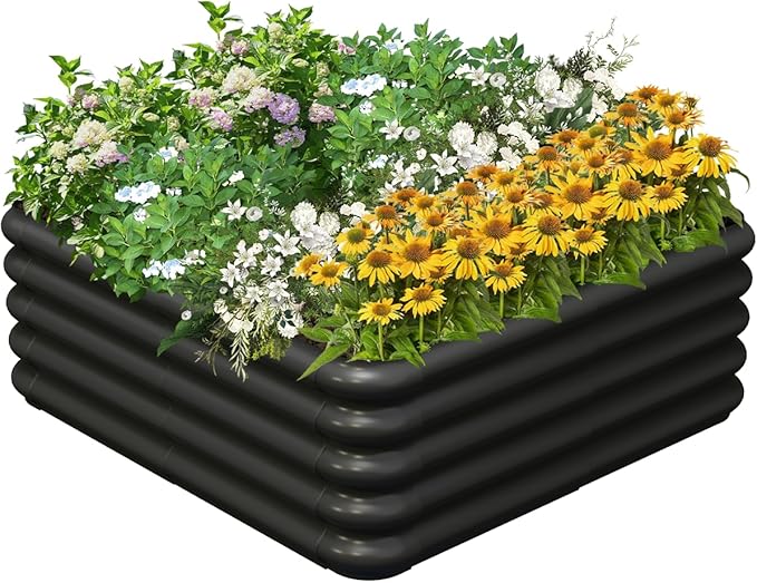 3.0x3.0x1.0ft Raised Garden Bed Kit by Tigerden