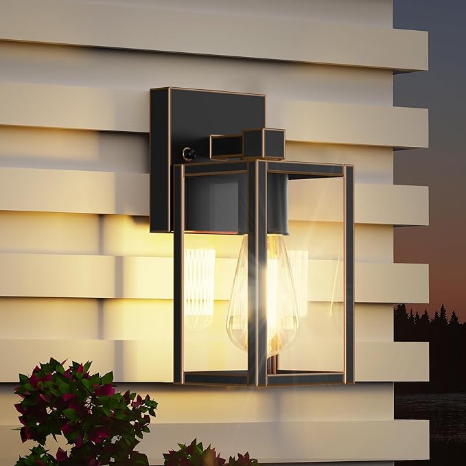 WIHTU Outdoor Lights for House, LED Exterior Front Porch Light Fixtures for by WIHTU