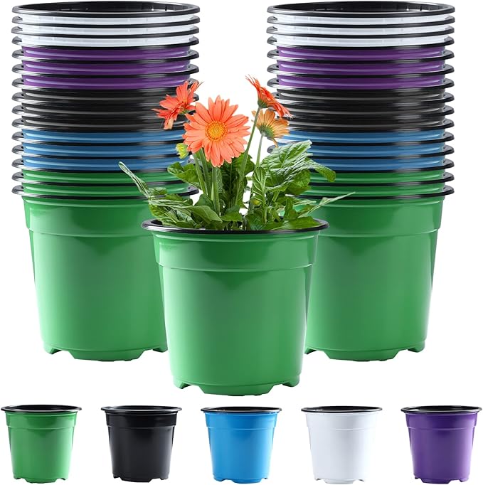 Oubest 30Pack Nursery Pots Plastic by Outbest