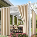 Waterproof Outdoor Curtain W52 x L63 by DivaenCamino