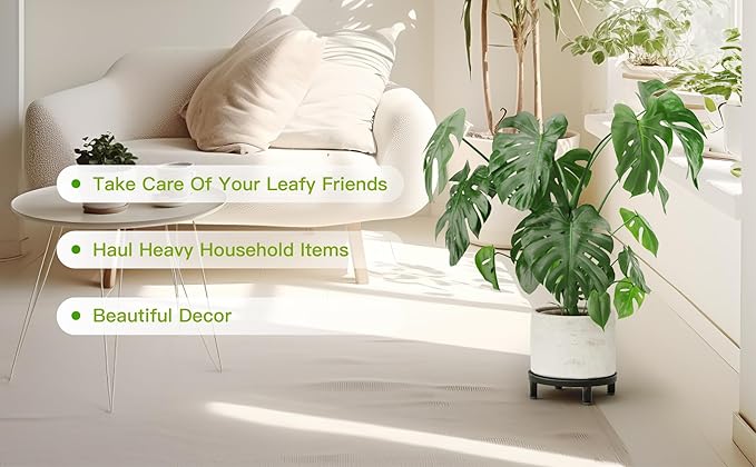 Zhongma 2 Pack 8.7" Fully Assembled Sturdy Potted Plant Stand Flower Pot Holder - Image 5