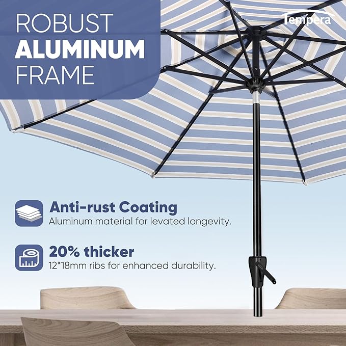 Tempera Patio Market Outdoor Table Umbrella - Image 5
