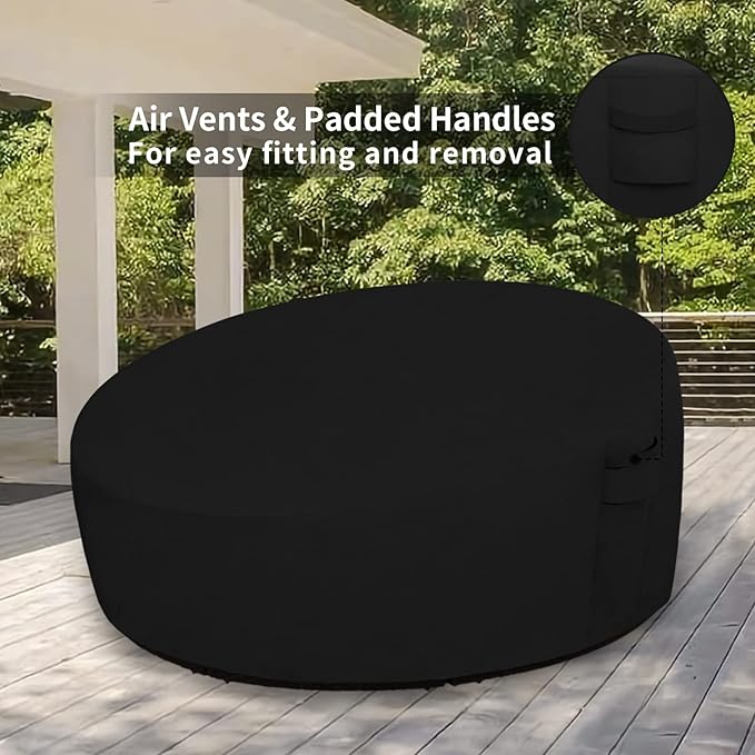Easy-Going Heavy Duty 600D Outdoor Daybed Cover 88 Inch UV Resistant Patio - Image 5