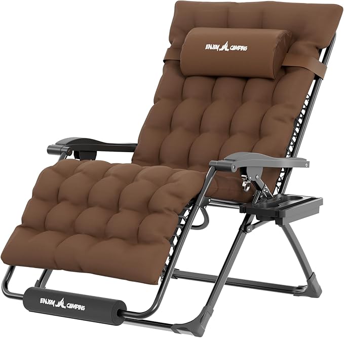 UDPATIO Oversized Zero Gravity Chair Chairs, Patio Recliner, Foldable Heavy by UDPATIO