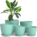 Utopia Home - Plant Pots Indoor - 7/6.6/6/5.3/4.8 Inches Flower Pots by UTOPIAHOME