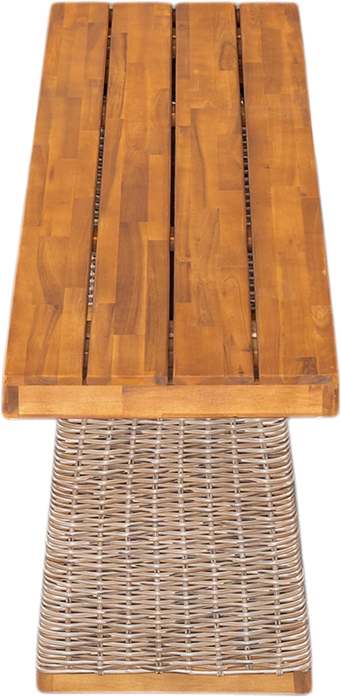 Christopher Knight Home Pasco Acacia Wood Outdoor Dining Table Set - Image 8