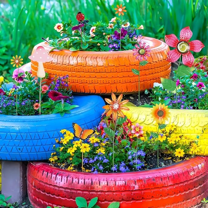 hogardeck Garden Decor for Outside, Yard Art Garden Decorations for Outdoor - Image 6