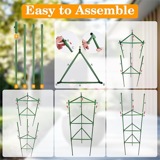 4 Pack Tomato Cages with 11 Gallon Grow Bags - Image 5