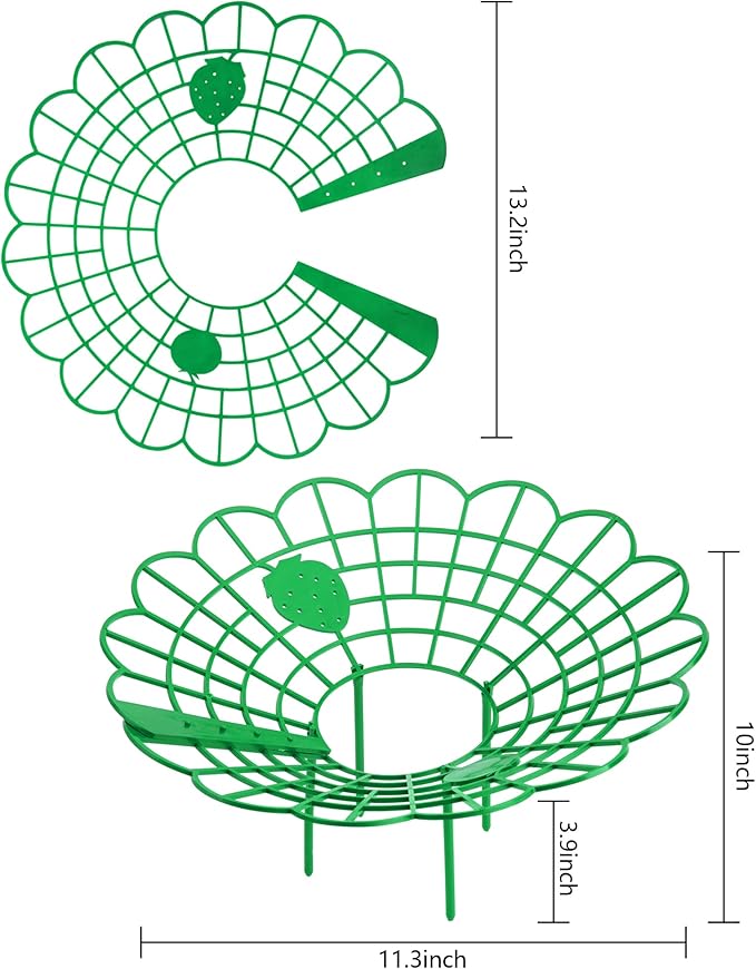 Iceyyyy 6 Pack Strawberry Plant Stand Supports-Strawberry Plant Support Stand - Image 3