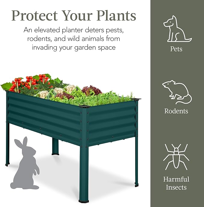 Best Choice Products 48x24x30in Galvanized Raised Garden Bed, Metal Elevated - Image 6