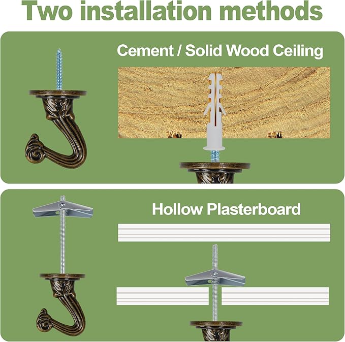 Ceiling Swag Hook Sets - Image 3