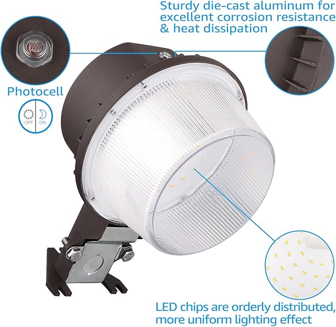 TORCHSTAR LED Barn Light, Dusk to Dawn Area Lights - Image 4