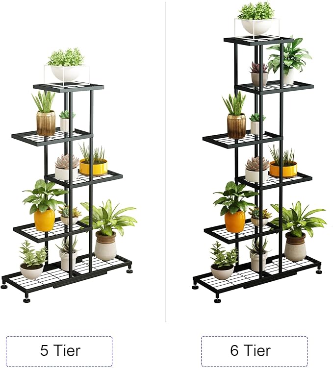 Twhep 5-Tier Iron Plant Stand - Image 5