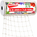 Trellis Netting 6.5 x 350 ft Heavy Duty Polyester Plant Support Netting White by Aticca